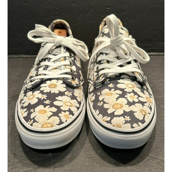Vans Ultra Cush Camden Deluxe Black/White Floral Print Women's Size 9.5 - Picture 3 of 11